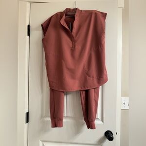 Figs Mauve Scrub Set